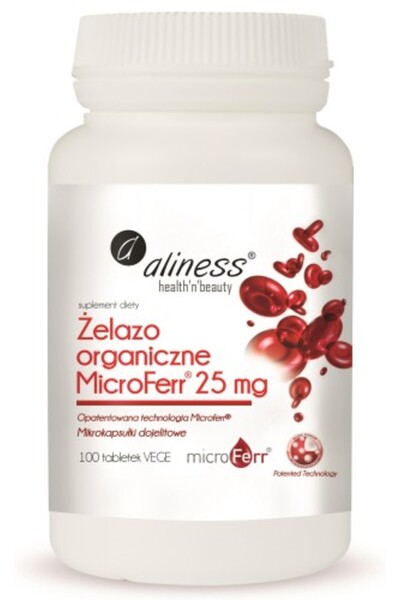 Aliness Feră din fier organic Microferr ®   100 Tabl.