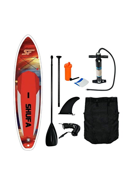 SHUFA Sup Board Kırmızı 320*81*15cm Full Set