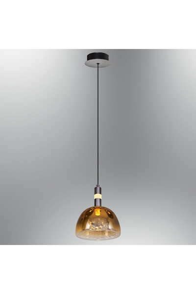 Özcan Aydınlatma 2858B-1A-03 Holee Tekli Sarkıt 180X120 Sarı