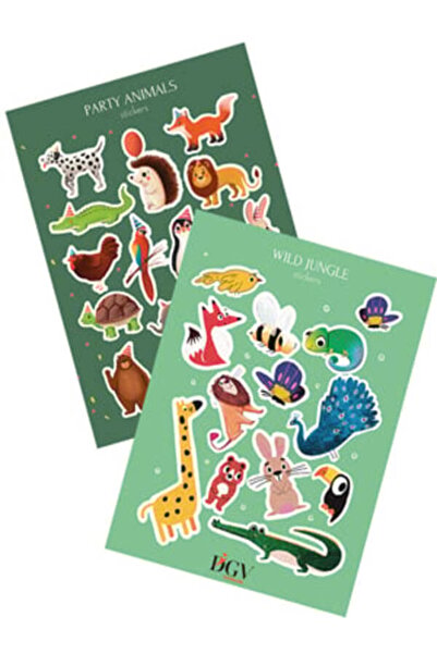 PARTY ANIMALS-WILD JUNGLE STICKER SETİ