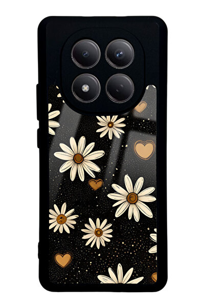 Spoyi Xiaomi Redmi Note 15 Midnight Daisies Tasarımlı Glossy Telefon Kılıfı
