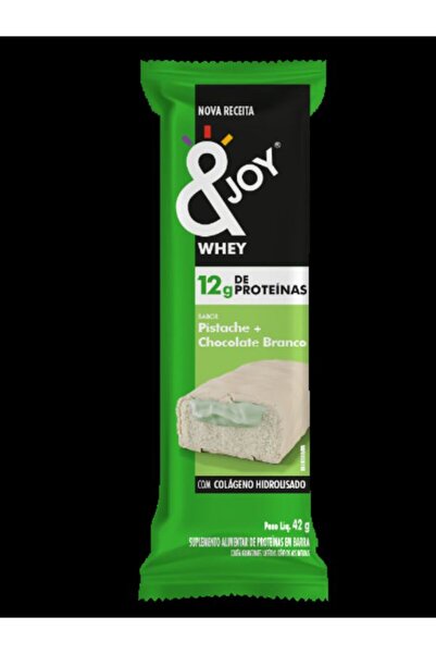 &joy WHEY BAR PISCTACHIO NO ADDED SUGAR 42gm إنجوي لوح بروتين الفستق بدون سكر