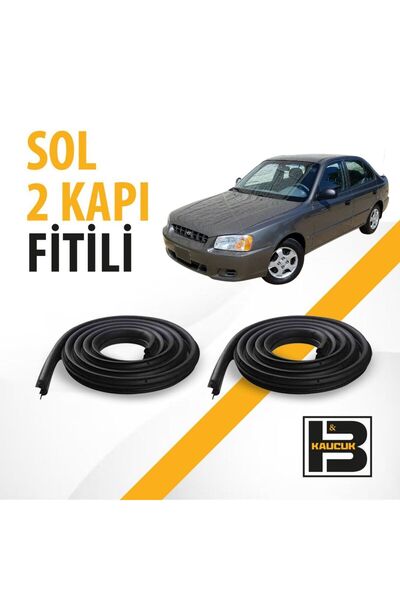 B&M KAUÇUK Hyundai Accent Admire (2000-2003) Sol Ön Ve Arka Kapı Fitili Bm03373
