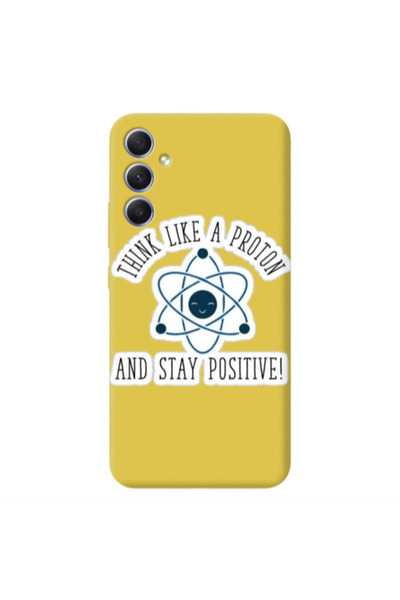 Other Samsung Galaxy A05s THINK LIKE Yellow Colored Silicone TPU Θήκη