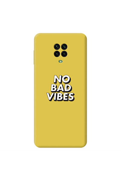Other Xiaomi Redmi Note 9 Pro No bad vibes Yellow Colored Silicone TPU Θήκη