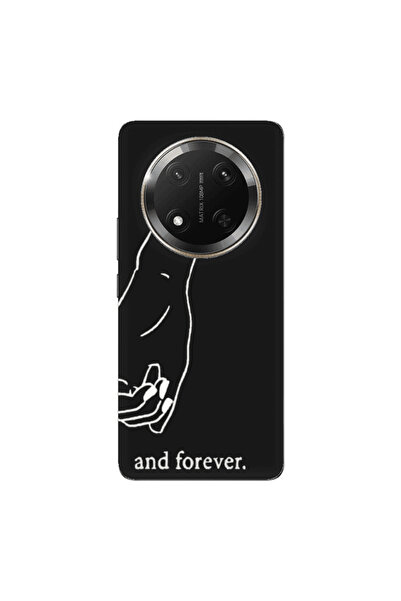 Other Honor Magic 7 Lite And forewer Black Colored Silicone TPU Θήκη