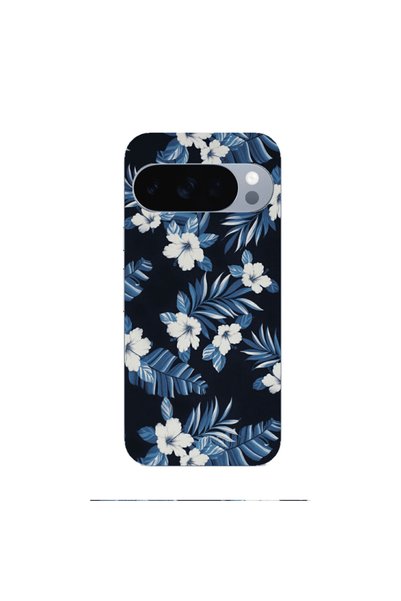 Other Google Pixel 10 Pro XL flower blue laves Transparent Silicone TPU Θήκη