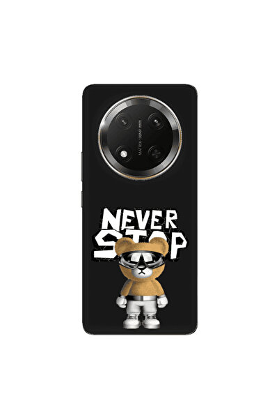 Other Honor Magic 7 Lite Never stop Black Colored Silicone TPU Θήκη