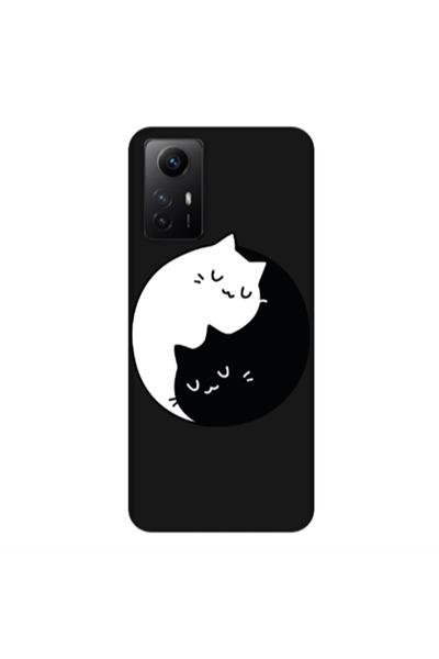 Other Xiaomi Redmi Note 12s Bundle of love Black Colored Silicone TPU Θήκη