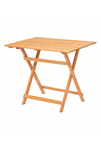 TIPLAMAZ 60x80 Geniş Katlanır Bahçe Balkon Teras Piknik Masa Bahçe Masası
