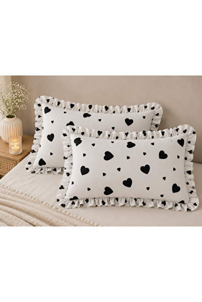 Madame Home Ranforce Ruffle Pillowcase 2Pcs 50*70 Cotton Fabric