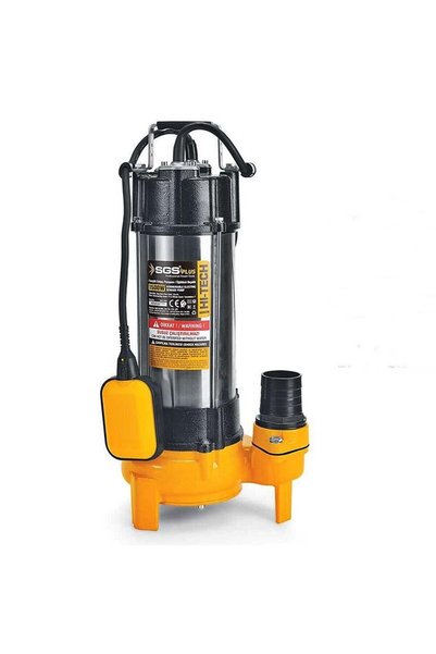 SGS5376 İnox Foseptik Dalgıç Pompa Kirli Su 1500W / 2.0 Hp - Öğütücü Bıçaklı