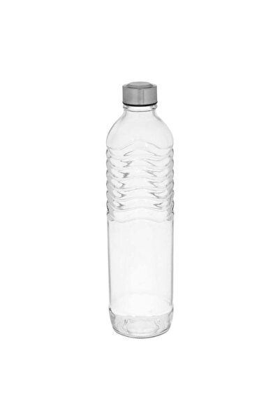 OEM Sticlă generoasă pentru apă 1.25 L, model ondulat și capac metalic