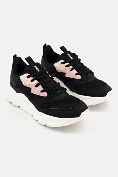 Starter Women Lace Up Training Sports Shoes, Black/Pink