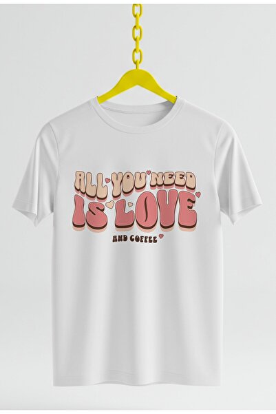 MAGORS Coffee Love Printed Oversize Retro Vintage Crew Neck Cotton Women's an...
