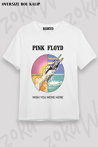 ZOKAWEAR Μπλουζάκι Unisex Loose Fit με στάμπα Pink Floyd v21