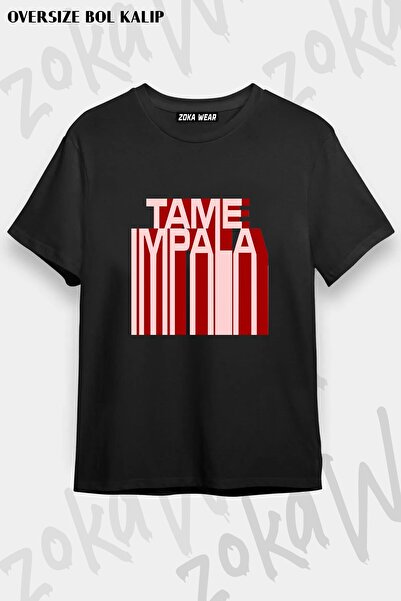 ZOKAWEAR Μπλουζάκι Unisex Loose Fit με στάμπα Tame Impala v11