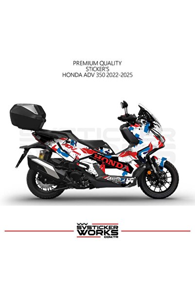 ARONA Honda ADV350 Kaplama Motosiklet Sticker Design Etiket Modeli V2