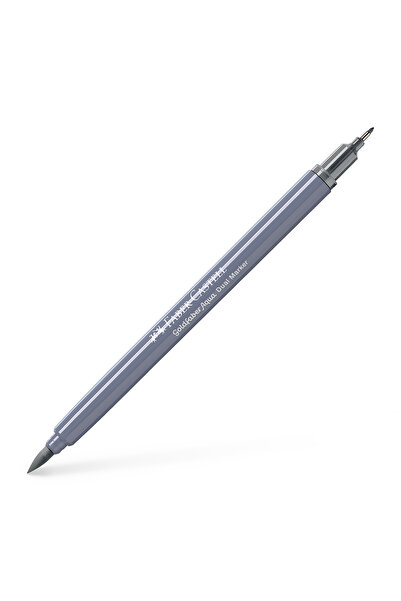 Faber Castell Marker solubil cu 2 vârfuri Goldfaber Gri Cald I 230 FABER-CASTELL