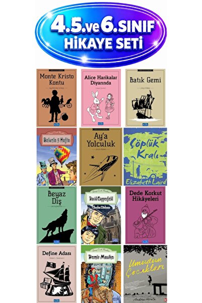 Beyaz Balina Yayınları ORTAOKUL 12 KİTAP SET Çöplük Kralı,Umudun Çocukları