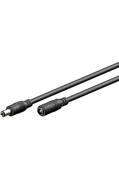 goobay Cablu de extensie DC mama-tata 5.5x2.5mm 5m negru 76673