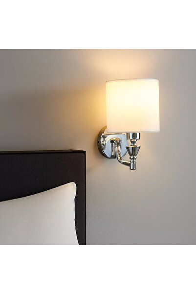 HAMER Modern Silver Wall Sconce Lamp for Hallway and Bedroom - E14