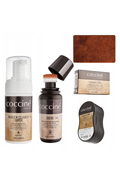 Coccine Set de ingrijire pentru piele intoarsa si nubuc, Coccine, 4 in 1, 100...