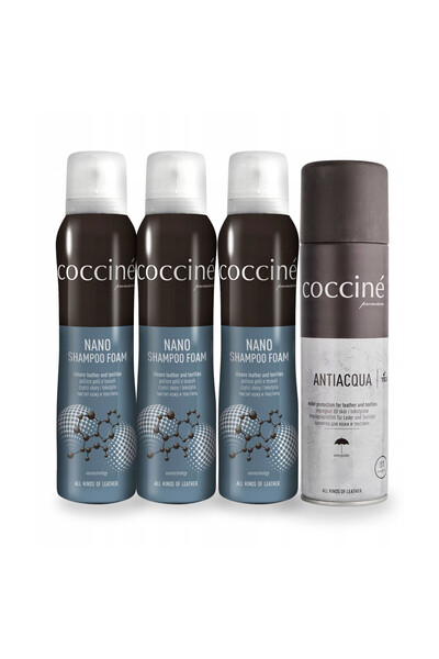 Coccine Set de ingrijire a incaltamintei, Coccine, sampon nano pentru piele s...