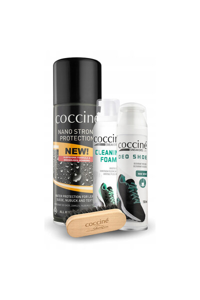 Coccine Kit de curatare a incaltamintei, Coccine, Strong, 230 ml, 150 ml, Imp...