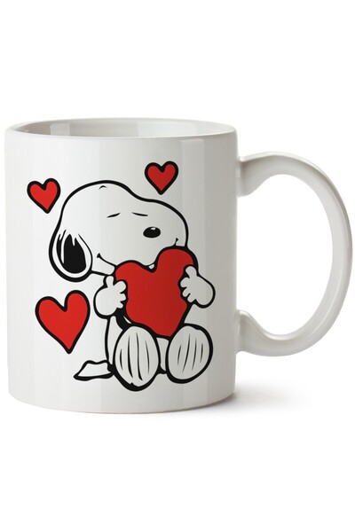 ET ERTAPASSAGE original creative designs Snoopy Printed Porcelain Mug, Machin...