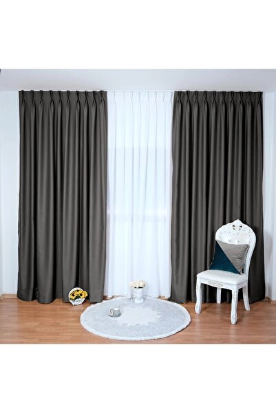 ArasyaHome Draperie Ibiza de Textura Groasa 90% Blackout Maro