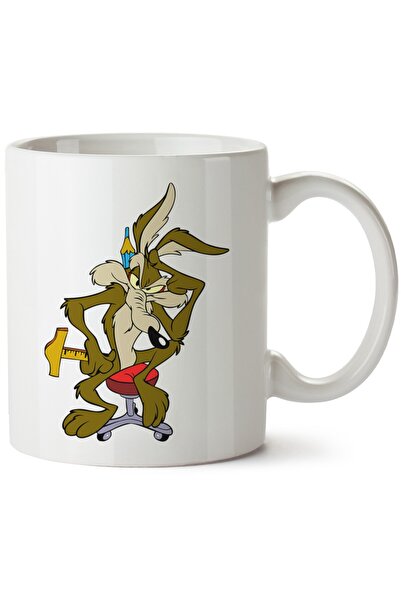ET ERTAPASSAGE original creative designs Wile E Coyote Printed Porcelain Mug,...