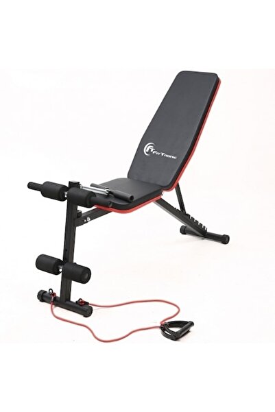 FitTronic Bancă de exerciții reglabilă FitTronic ®   B210, pliabil, frânghii ...