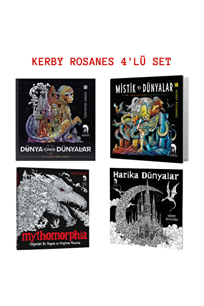 Romos Yayınları Kerby Rosanes 4'lü Boyama Seti