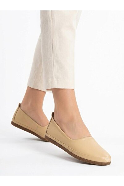 Lütfi Women's genuine leather orthopedic flat shoes