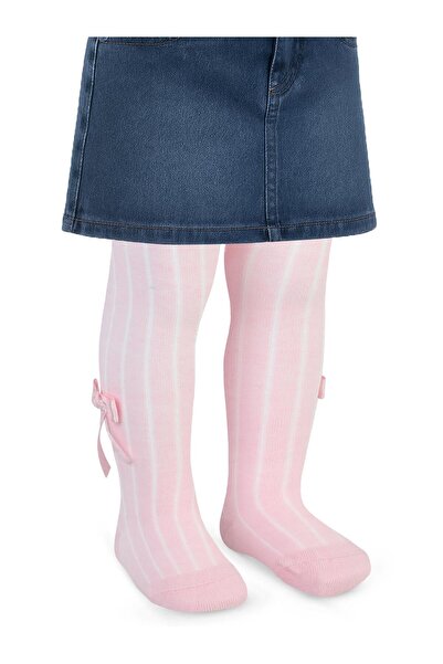 Civil Baby 6-Piece Baby Girl Tights with Derby Accessories - Pink