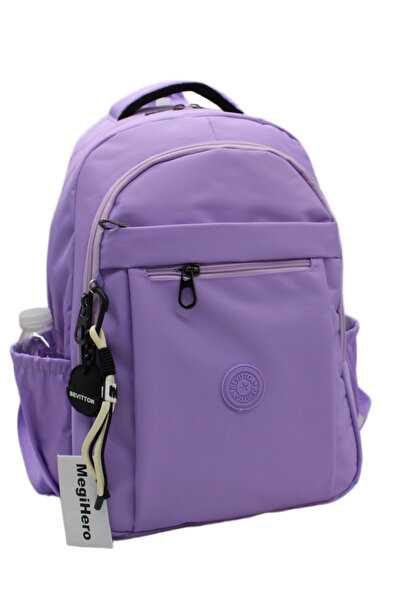 Harmela Daily Backpack Unisex Water-Resistant Lilac Color School Bag 2300