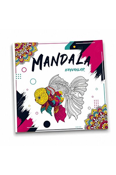 dokuzyayinlari Mandala Boyama Kitabı Hayvanlar 24 sayfa Boyut 20x20