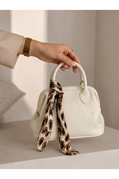 Arenmc store Women's Hand and Shoulder Bag with Scarf Detail, Stylish Daily U...