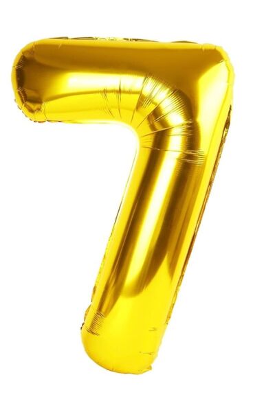 genaja Balon Folie Auriu Cifra 6, 40 cm, Decor Petreceri și Aniversări