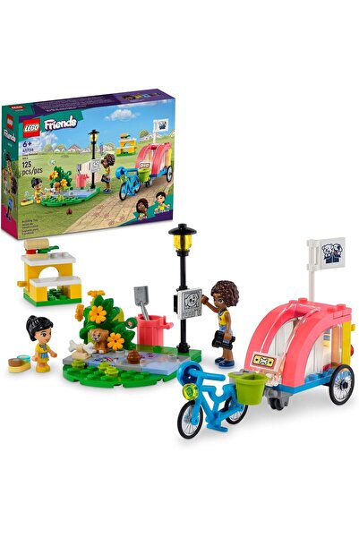 LEGO Friends Dog Rescue Bike Building Set, Animal Toy Playset for Pet-Loving ...