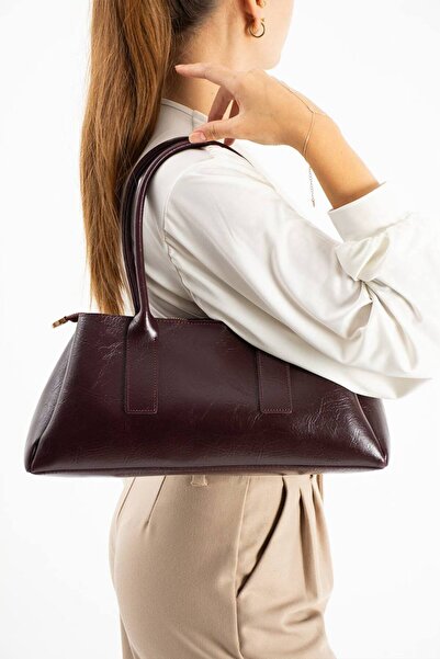 WİKİDAYS.S MODA TRENDİ Double Handle Shiny Textured Women's Shoulder and Shou...