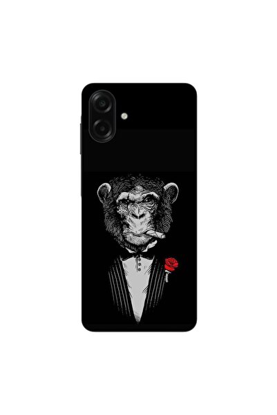 OEM Husa compatibila cu Samsung Galaxy A07 4G Silicon Gel Tpu Model Cigar Monkey