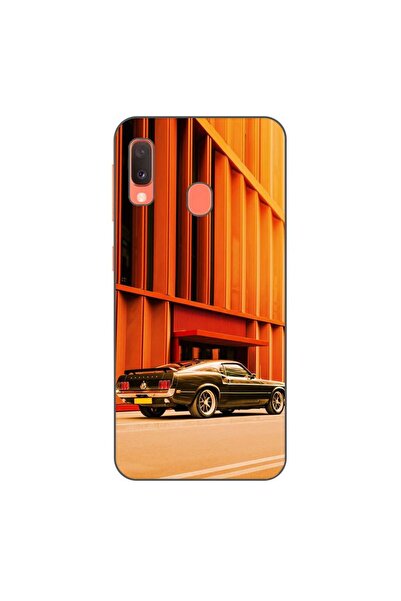OEM Husa compatibila cu Samsung Galaxy A20e Silicon Gel Tpu Model Mustang Sunset
