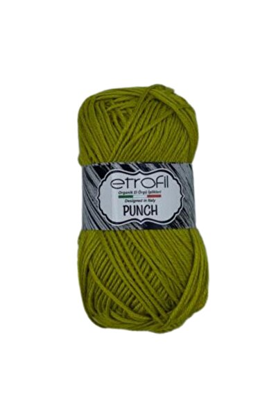 Etrofil Punch Örgü İpi Limon Yeşili %100 Mikro Akrilik 25g 70m (74143)