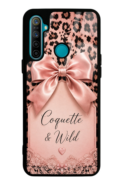 Spoyi Realme 5I Coquette Wild Bow Design Glossy Phone Case