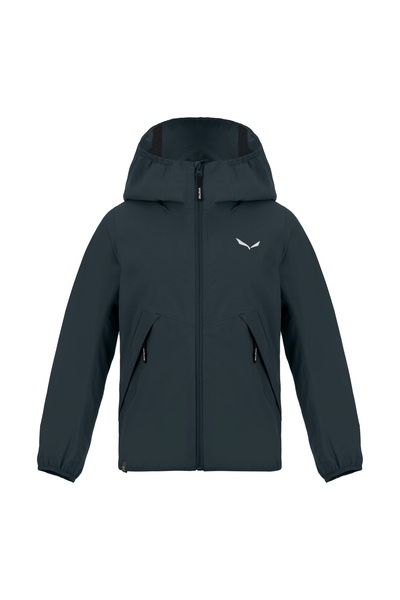 Salewa Geacă impermeabilă pentru copii Aqua Powertex FW 2025-Albastru Marin-1...