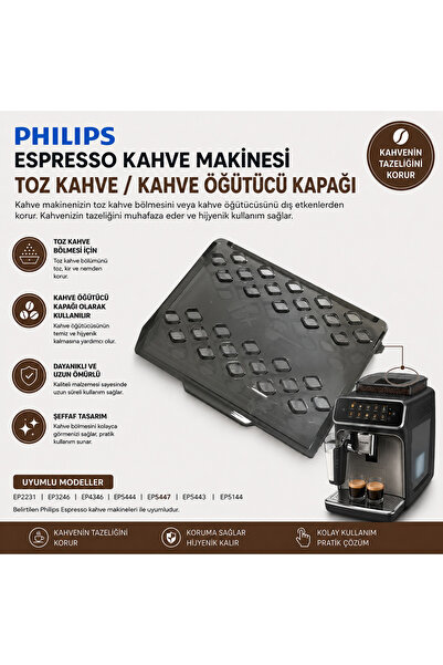 Philips Espresso Makinesi Kahve Öğütücü Kapağı