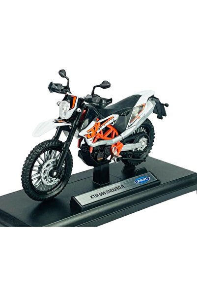 alpmodel Ktm 690 Enduro R Beyaz 1:18 Ölçek Diecast Motosiklet Model