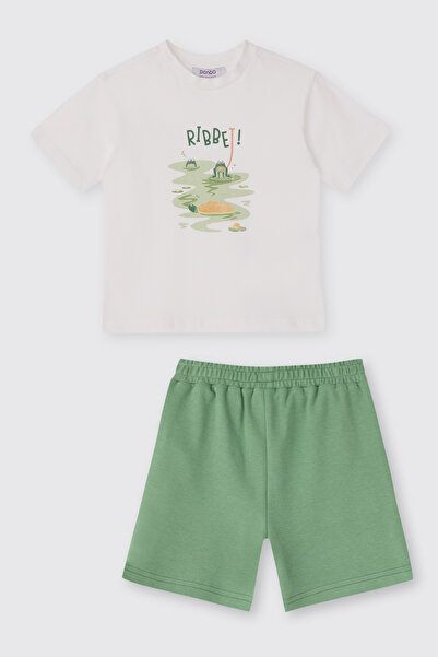 Panço Baby Boy 2-Piece Green Set